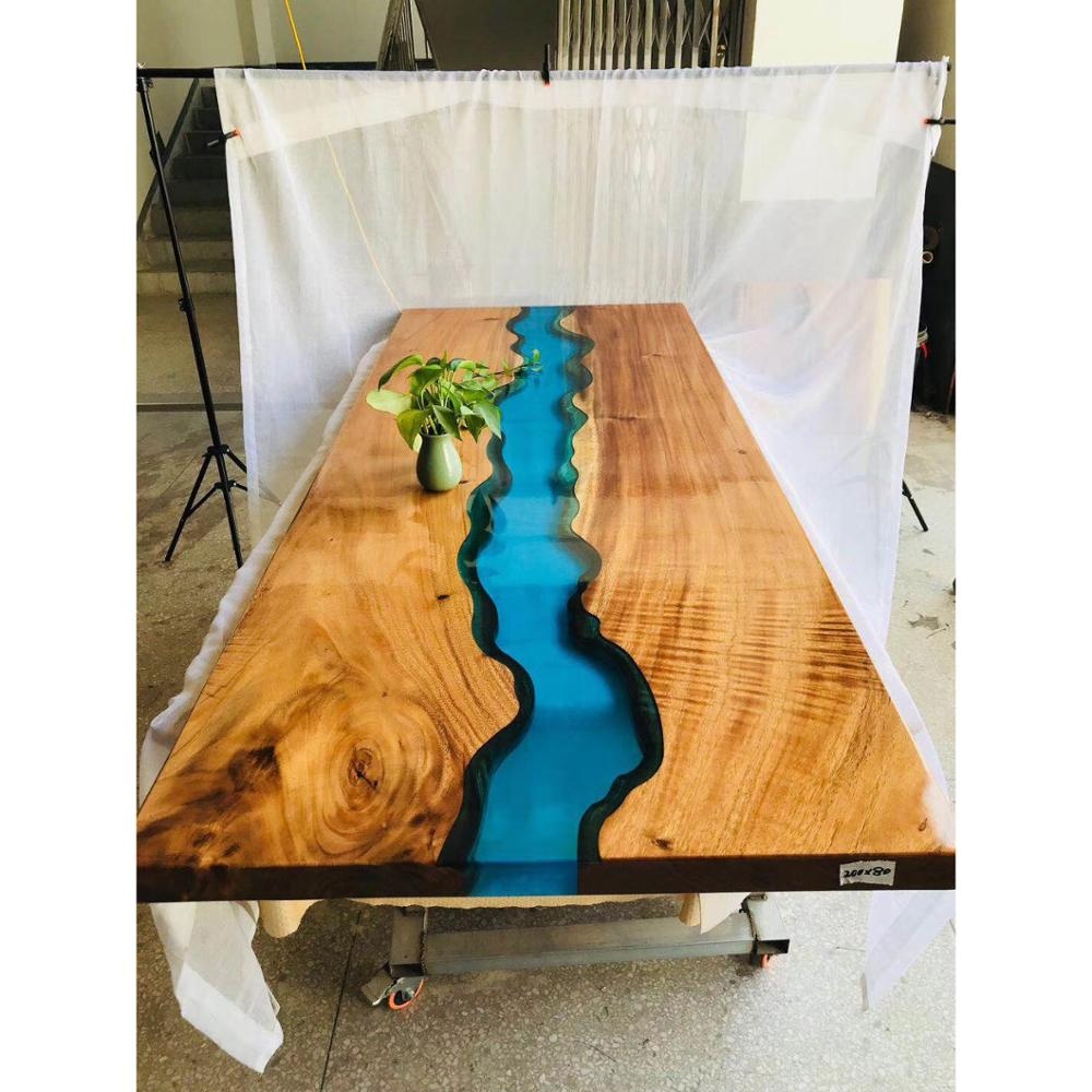 Luxury-dining-table-solid-wood-resin-table
